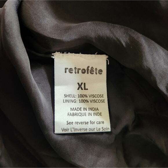 Retrofete Ella Sequin Dress Black One Shoulder Size XL NWT Sleeveless Mini - Picture 11 of 12